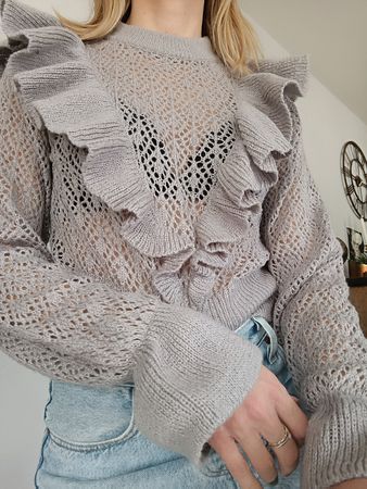 PULL DIVIDED DE CHEZ H&M GRIS XXS