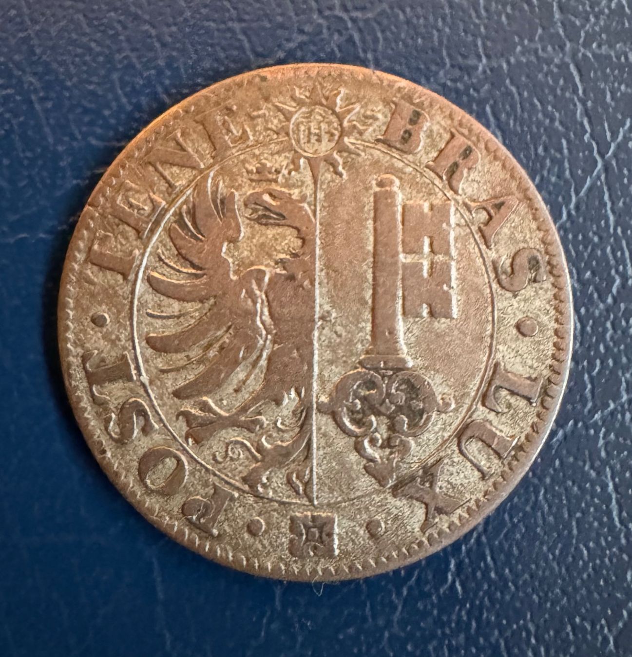 Alle Münzen: Kantonsmünze Genf, 10 Centimes 1839 – Gebraucht aus Ebikon von Dmasterx 1
