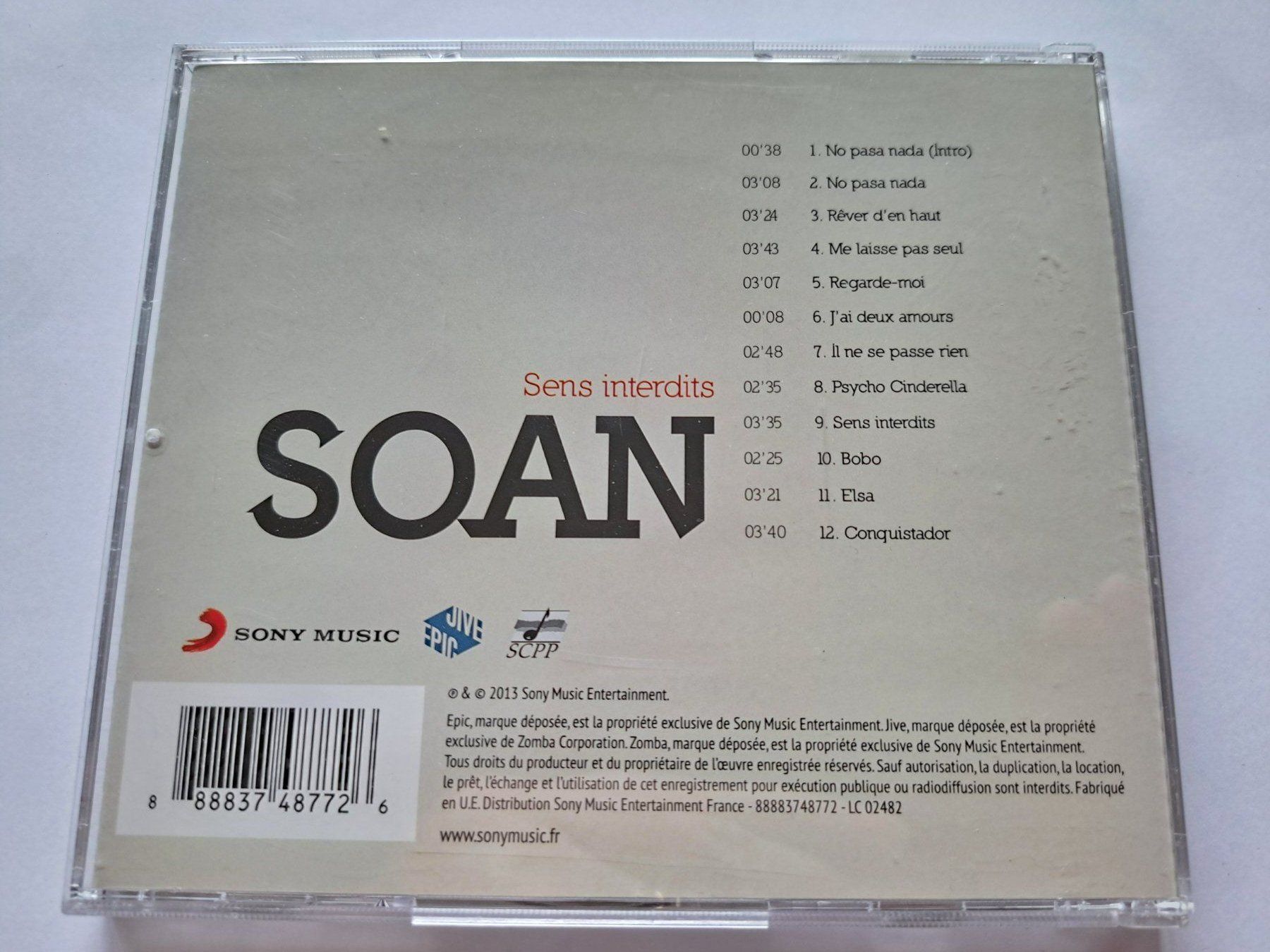 CDs: Cd Soan - Sens Interdits  – Gebraucht aus Pully von bro_n52j 2
