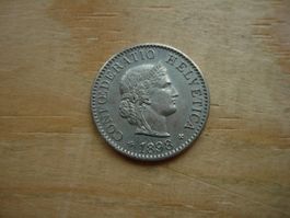 (S2) 5 Rappen 1898 UNZ-