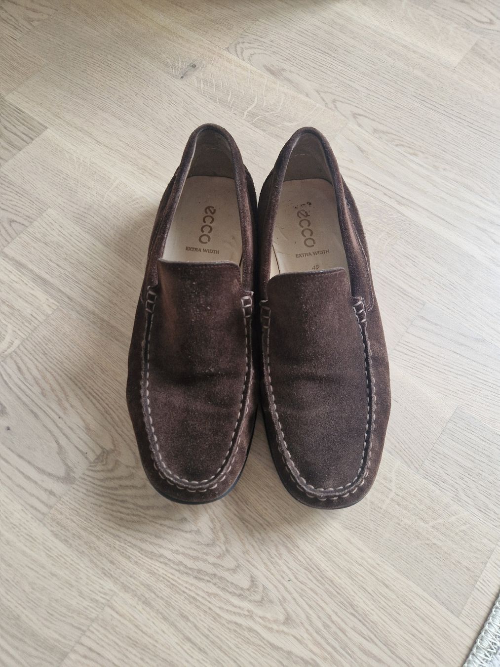 Herrenschuhe: Ecco Suede Loafers Brown Size 45 Extra Width – Gebraucht aus Au ZH von lau_tc7h 5