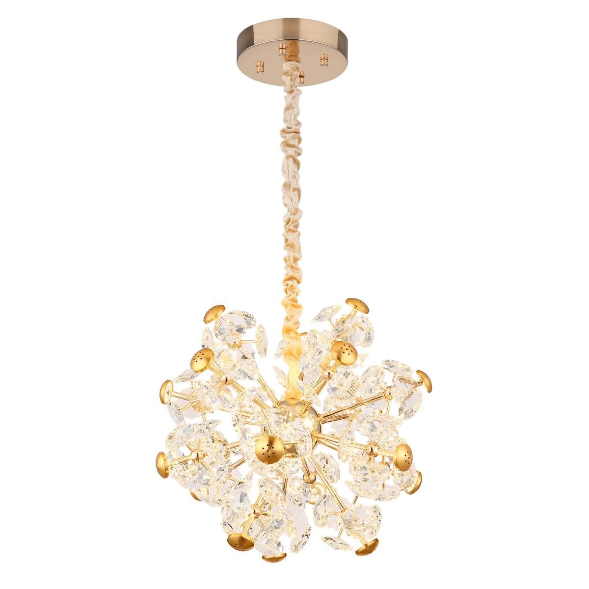 Lampadari & plafoniere: LED Pendelleuchte, Gold, 50 cm Ø – Nuovo (secondo la descrizione) da Kreuzlingen venduto da Smart-Light