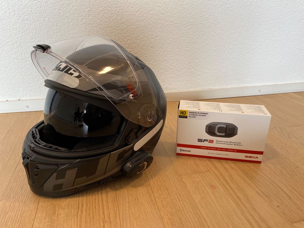HJC i 70 Motorradhelm inkl. Sena | Kaufen auf Ricardo