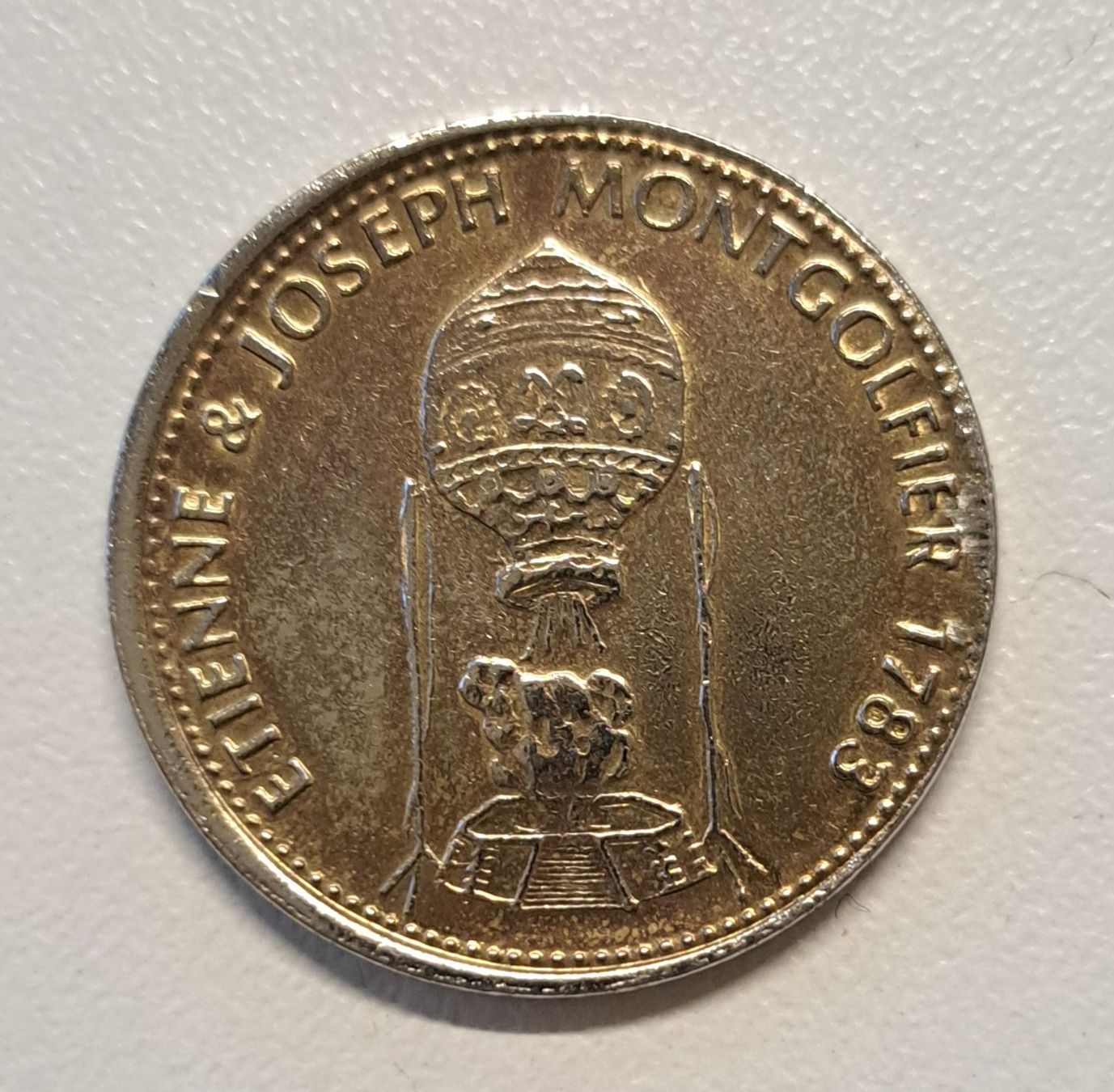 Tutti le monete: Shell Münze, Etienne & Joseph Montgolfier 1783, – Usato da Langendorf venduto da thesi246 1