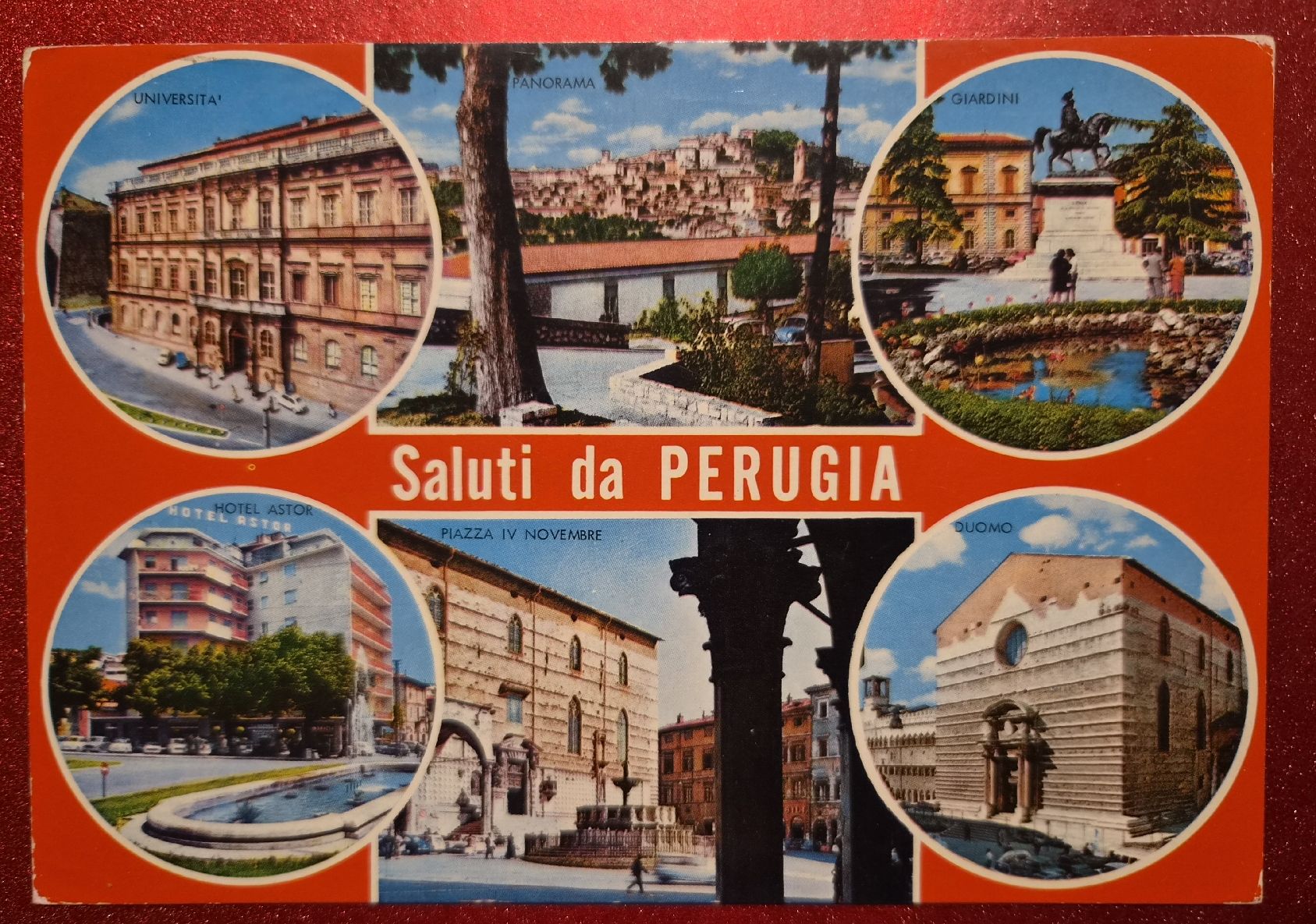 Ansichtskarten: Perugia Italien 1980 – Gebraucht aus Melchnau von Arthurius