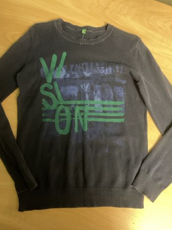 Cooler Benetton Feinstrick Pullover Gr.152
