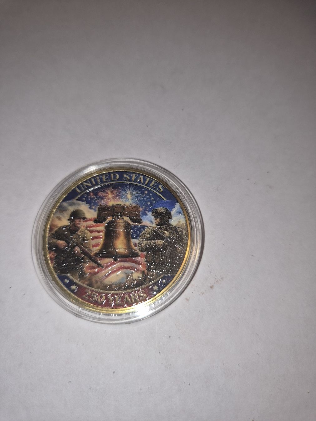 Alle Münzen: Pièce commémorative 250 ans USA – Neu (gemäss Beschreibung) aus Senèdes von hen_fw8b 1