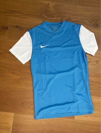 Nike Sport T-Shirt blau weiss