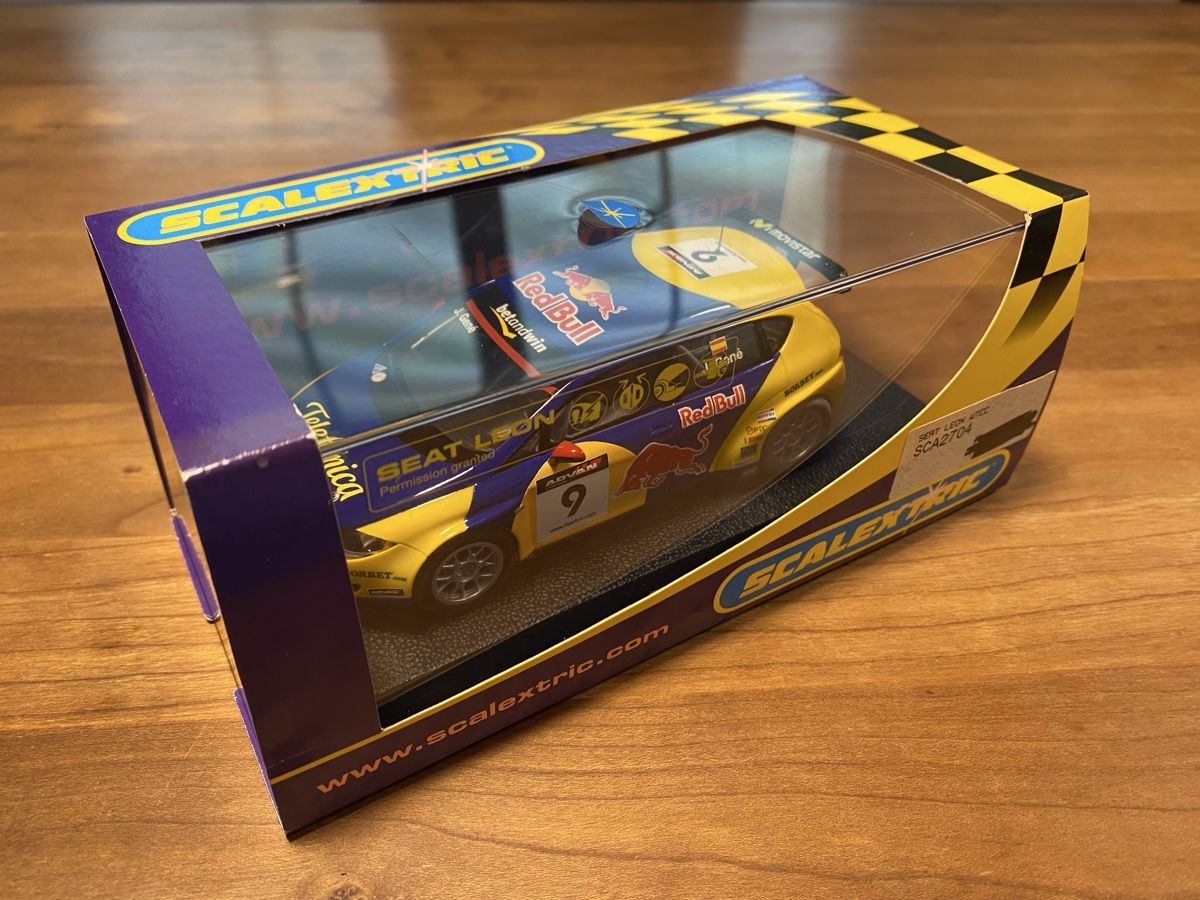 Seat Modellautos: SCALEXTRIC Car Seat Leon WTCC – Neu und originalverpackt aus Hombrechtikon von Loollaan 3