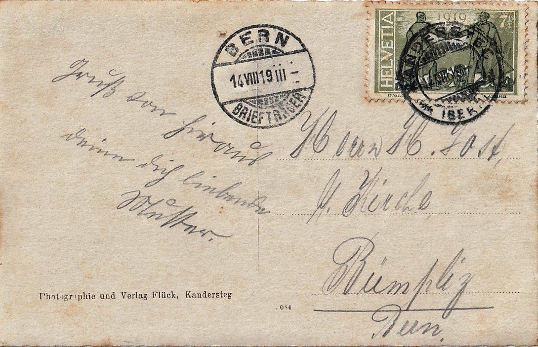 Cartoline postali: 1919 Ansichtskarte mit ZNr. 143 – Usato da Arlesheim venduto da gaugi43