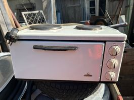 Vintage Elektroherd THB 2C - Ideal für die Gartenlaube!