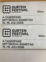 2 x 4-Tagespässe Gurtenfestival