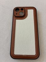 iPhone 15 Hülle Stoff/Leder Optik - Top Zustand!