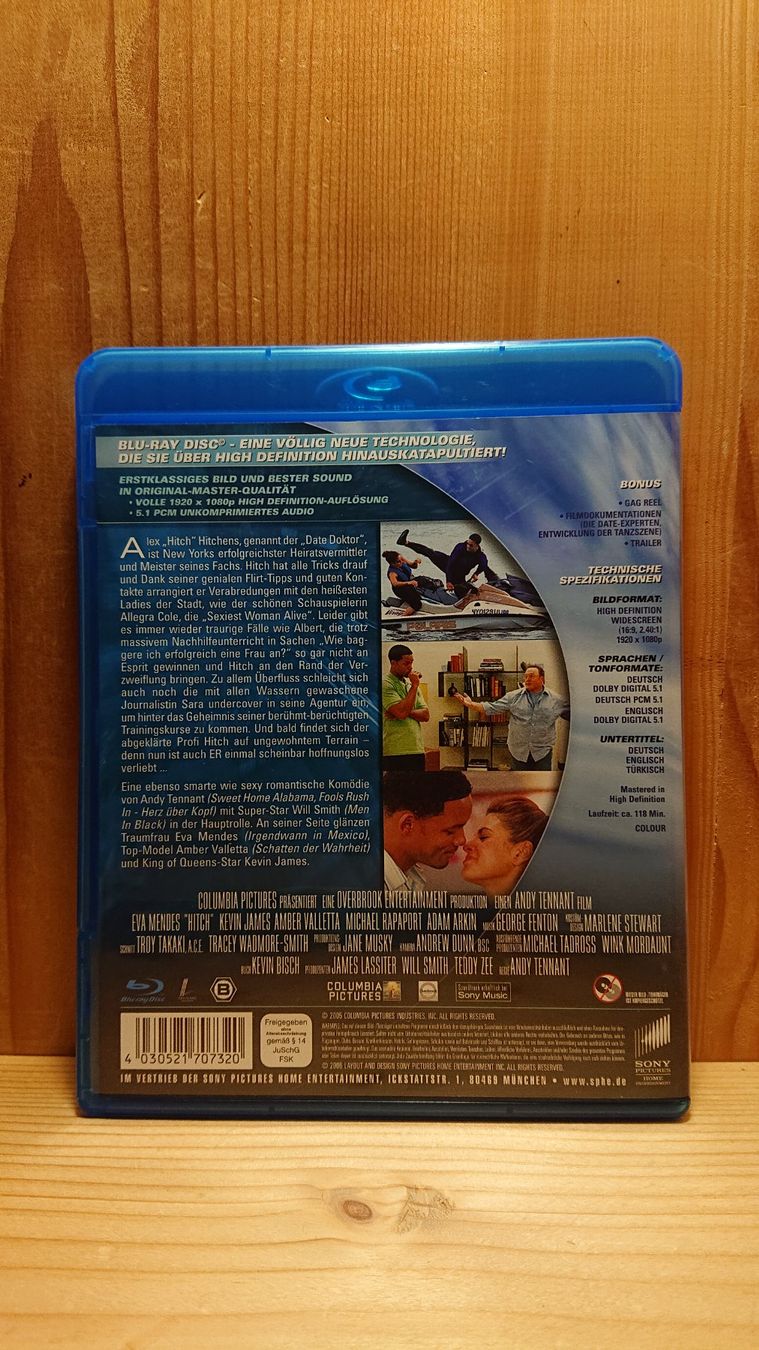 Tous les DVDs: HITCH Der Date Doktor Blu-Ray mit Will Smith – D'occasion à Wilderswil par Exebub 1