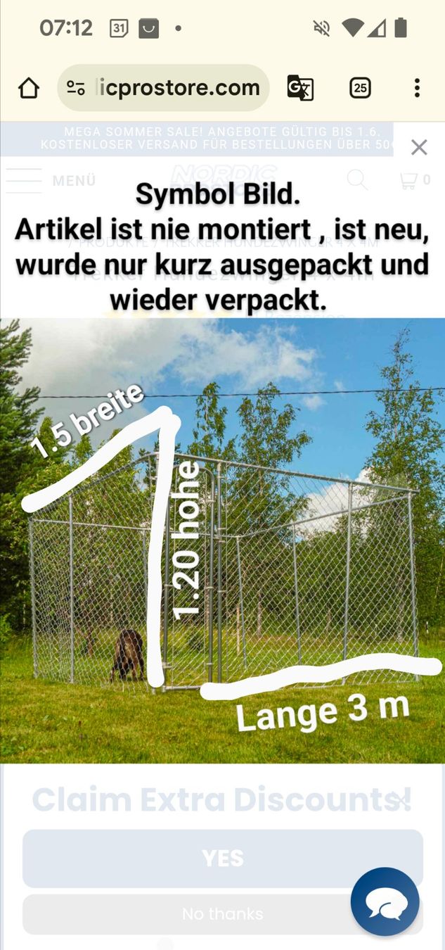 Gabbie, trasporto & Sicurezza: Welpenauslauf – Nuovo e nell'imballaggio originale da Merenschwand venduto da lorelei-05 1