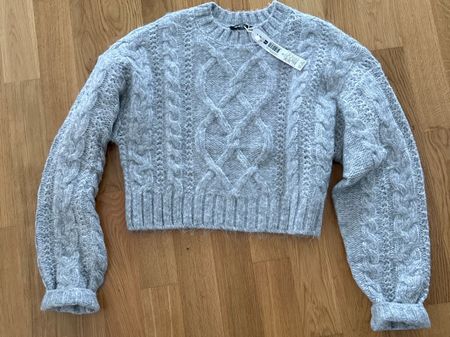 Grau melierter Pullover von Tally Weijl (Grösse S - neu)