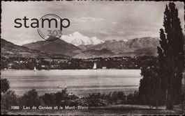 1948 AK Genève _ Lac de Genève et le Mont-Blanc