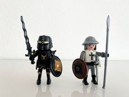 Playmobil Black Knight + Crusader Knight