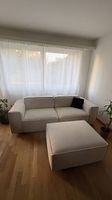 Gepflegtes Sofa in Creme/Beige inkl. Pouff