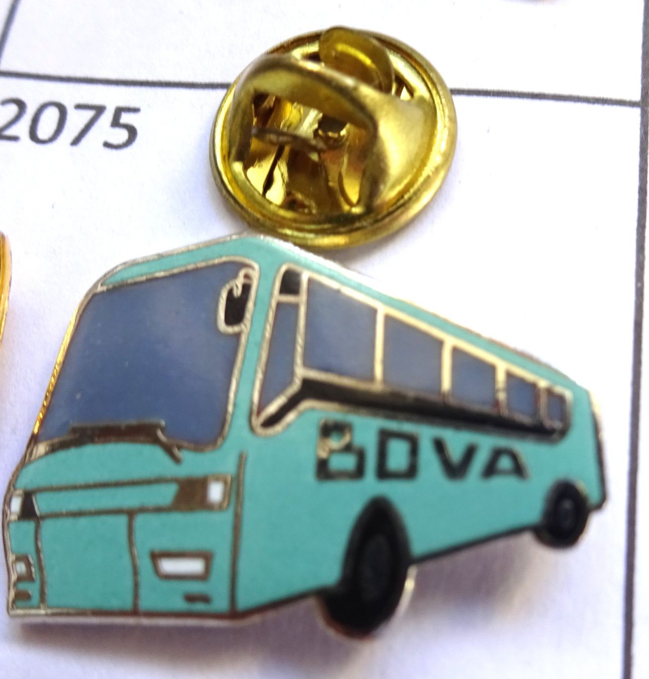 Placchette & Badge: Pin Bus  B O V A  Blau – Usato da Utzenstorf venduto da BUtter81