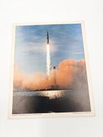 NASA Apollo 8 Start 1968 Original Lithografie Cape Kennedy