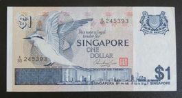 Banknote Singapur 1 Dollar 1976 (II)