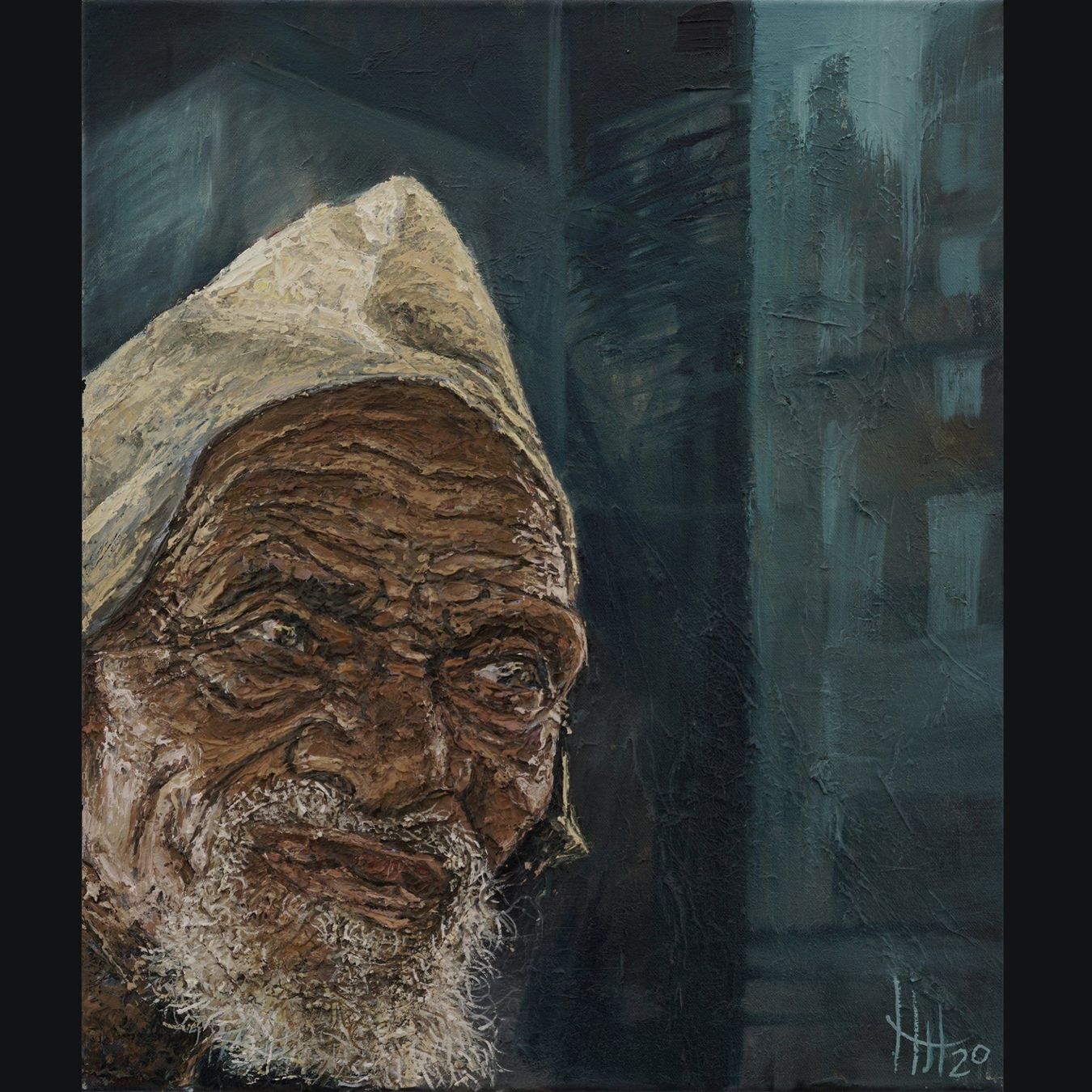 Gemälde: Gemälde auf Leinwand "BOESMAN" 60x50 cm – Neu (gemäss Beschreibung) aus Basel von HNDidn