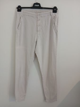 Transit Par-Such Summer Beige Cotton Pants