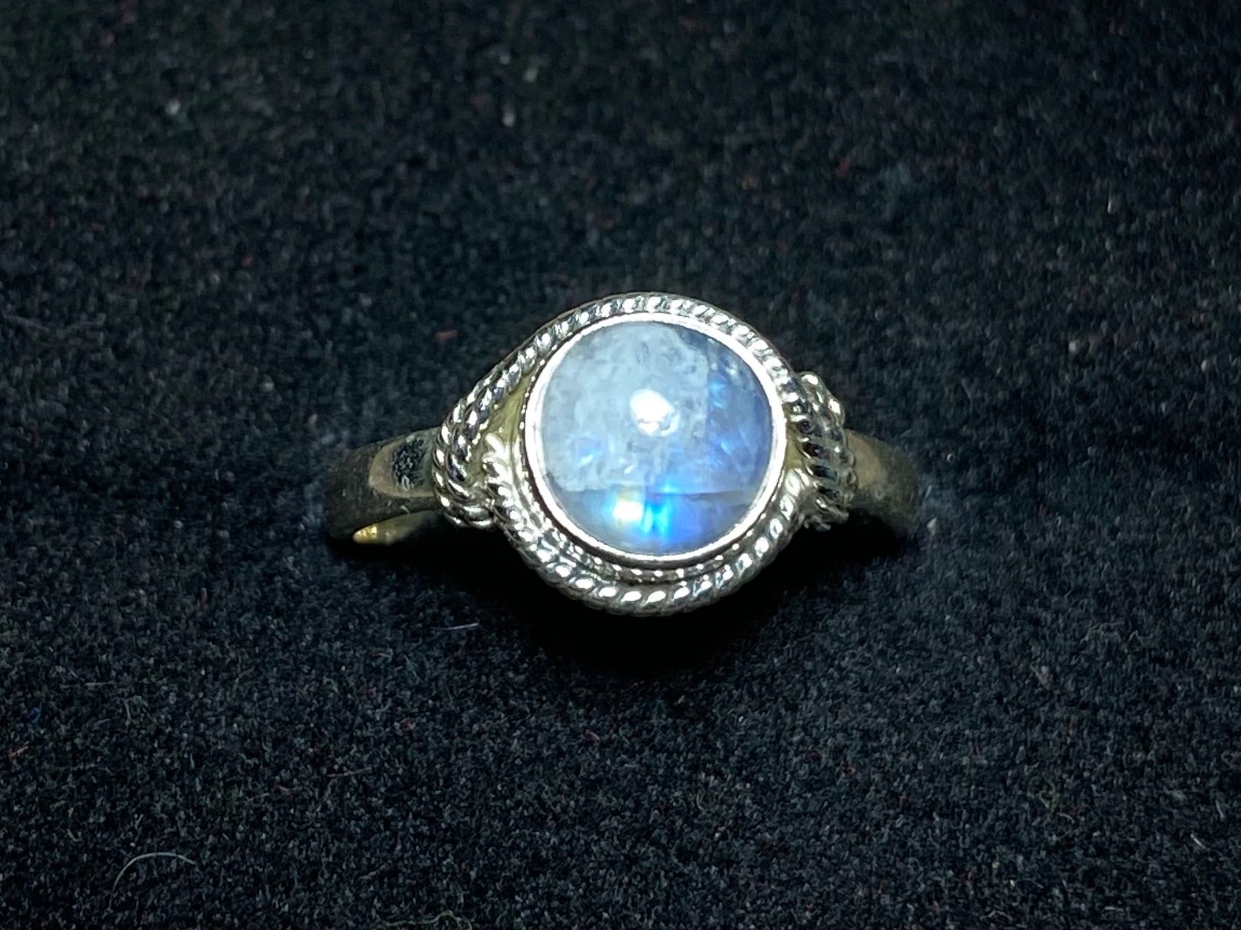 Anelli: 925 Silber Ring - natürlicher Mondstein – Nuovo e nell'imballaggio originale da Laax venduto da Kiki_Kingdom3