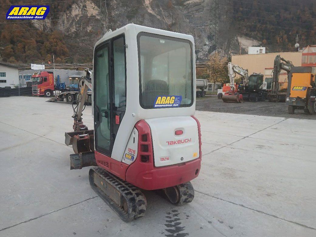 Takeuchi Escavatori: Takeuchi TB216 Minibagger – Usato da Hasle LU venduto da Arag08 4