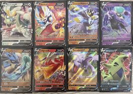 8 Pokémon V KartenSet für nur 10 CHF Auch einzeln erhältlich