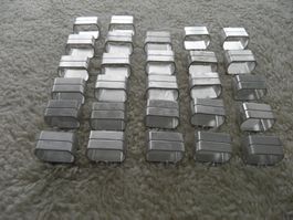 Gastroräumung: 27 Tischkartenhalter Aluminium