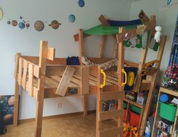 Hochbett Wickey CrAzY Hutty mit Rutsche