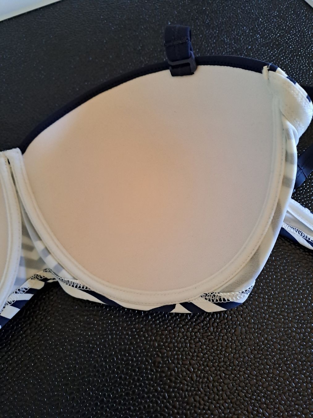 Costumi da bagno & Bikini: Lidea Bikini-Set Grösse 40/E dunkelblau weiss neuwertig – Nuovo e nell'imballaggio originale da Basel venduto da Sevenaa 6