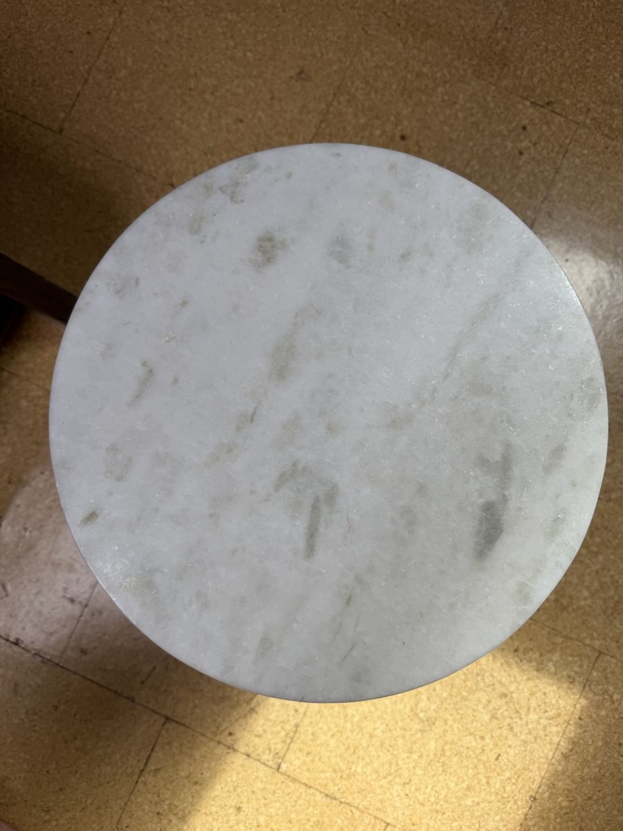 Comodini: Marble side table gold legs used – Usato da Zürich venduto da helenwiona 1