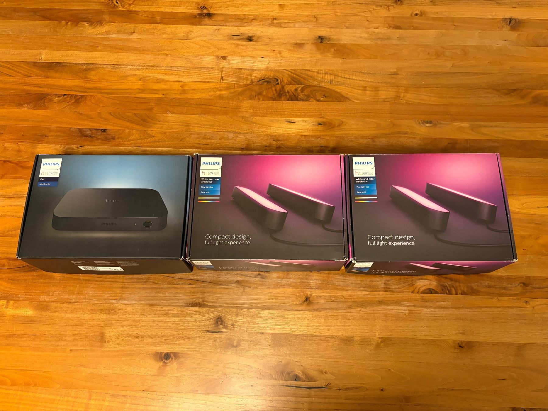 Philips Home Cinema: Philips Hue Play HDMI Sync Box + 4x Philips Hue Play – Usato da Hergiswil NW venduto da Feybyen 9