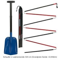 ALPIDEX Alu Lawinenschaufel Blue- 320 cm