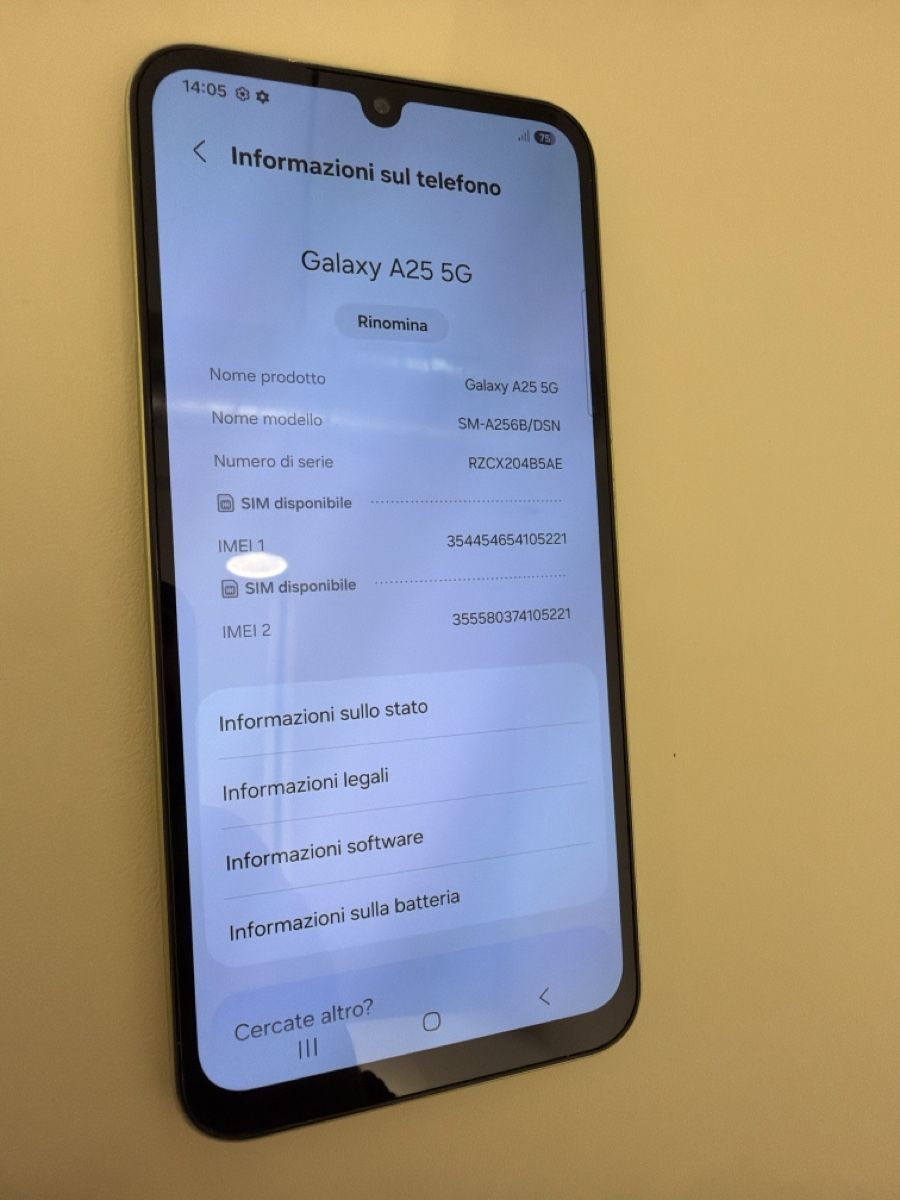 Samsung Telefoni cellulari / Smartphones: Samsung A25 5G  – Usato da Lamone venduto da Varna82