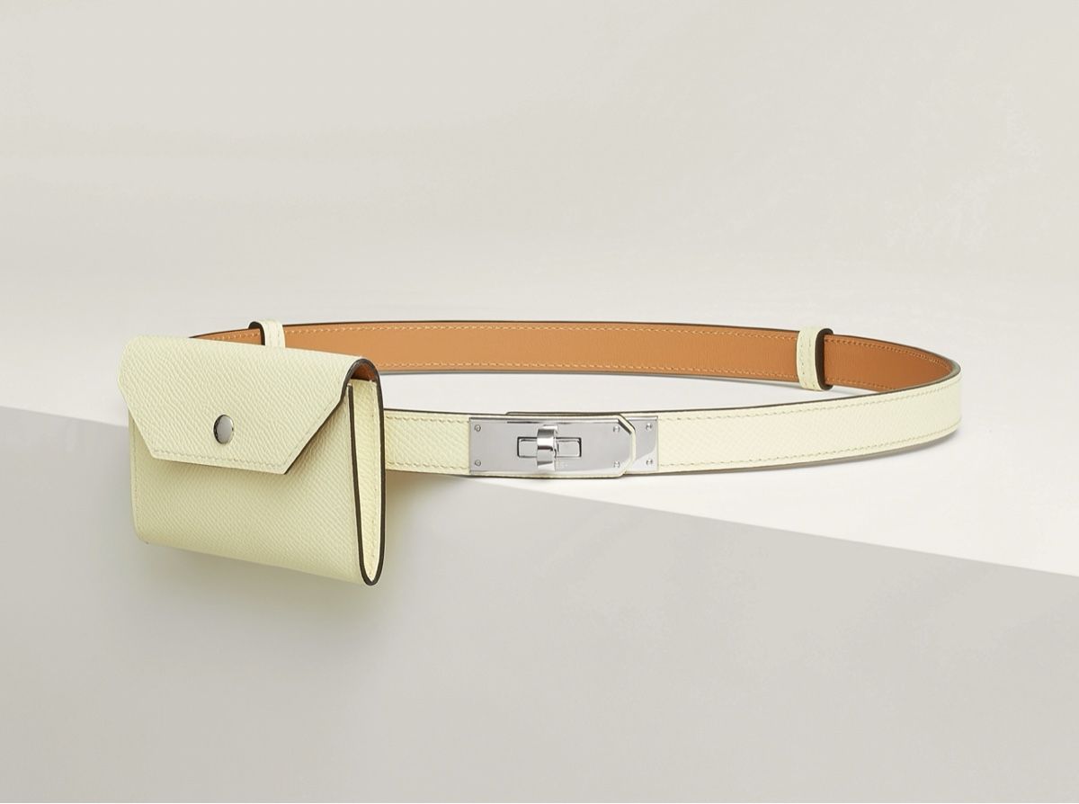 Hermès Cinture: New Hermes Kelly Pocket Belt – Nuovo e nell'imballaggio originale da Nyon venduto da My_wardrobe