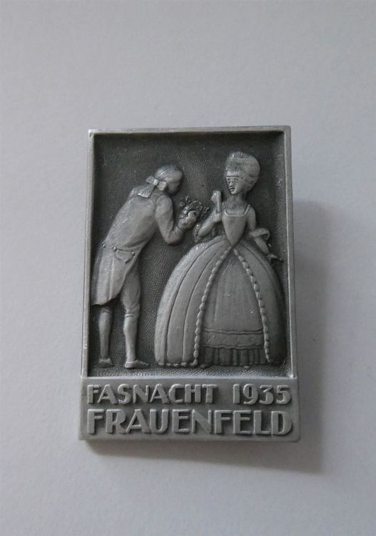 Silbermedaille: Franco Annoni , Luzerner Fasnacht 1975 (Neu (gemäss