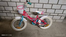 Kinderfahrrad Mädchen pink weiss 16 Zoll gutem Zustand