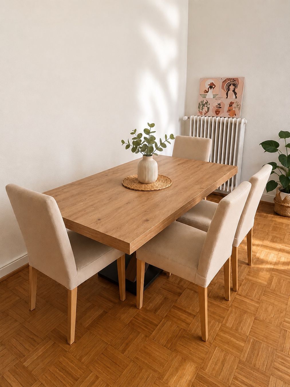 Set di tavolo e panche: Table à manger – Usato da Vevey venduto da max_8mbd