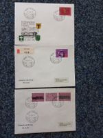 3 Erstags Stempel Furka Basistunnel