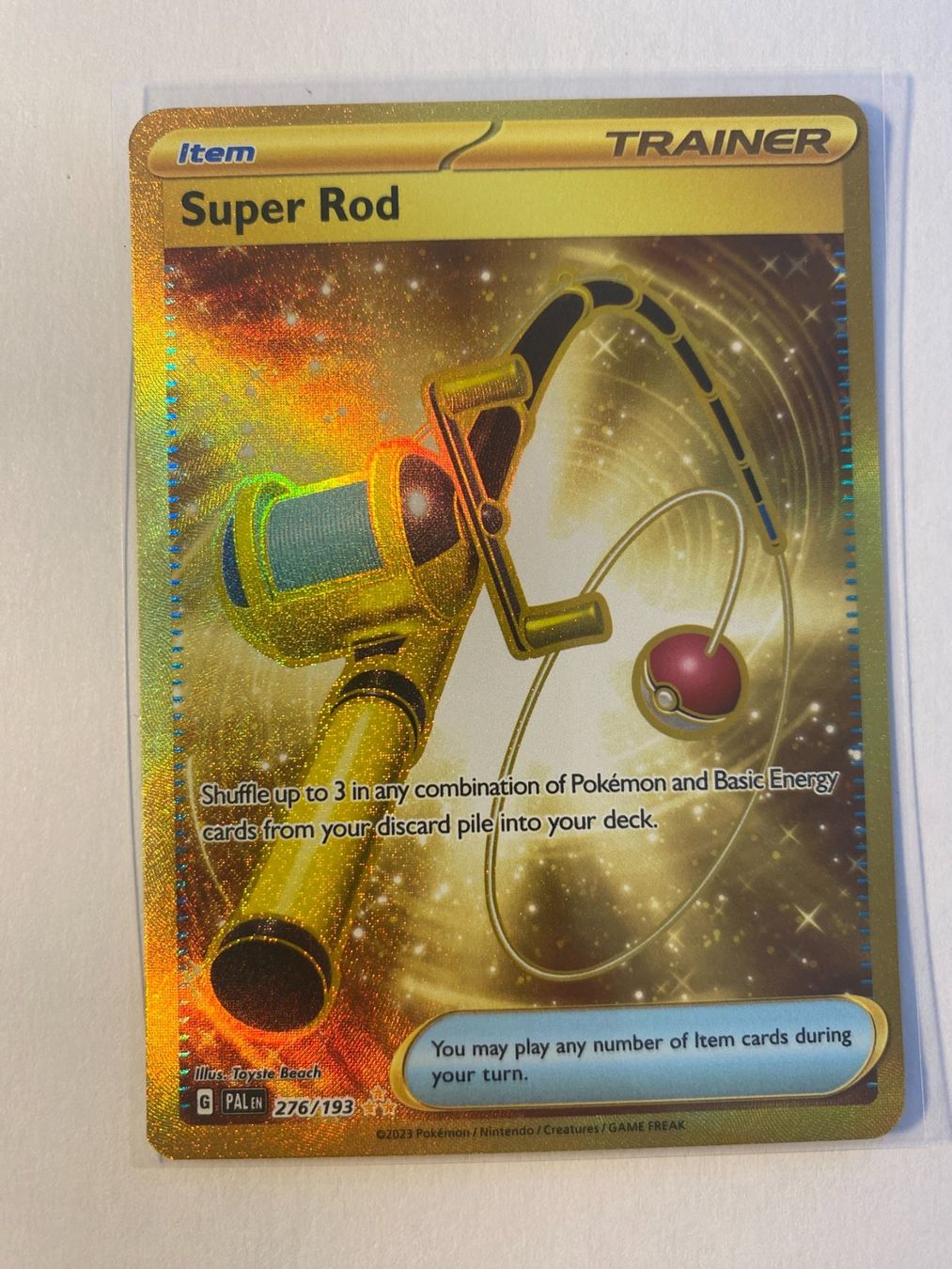 Pokémon Sammelbilder & Trading cards: Pokemon Super Rod 276/193 Paldea Evolved EN – Neu (gemäss Beschreibung) aus Weingarten-Kalthäusern von