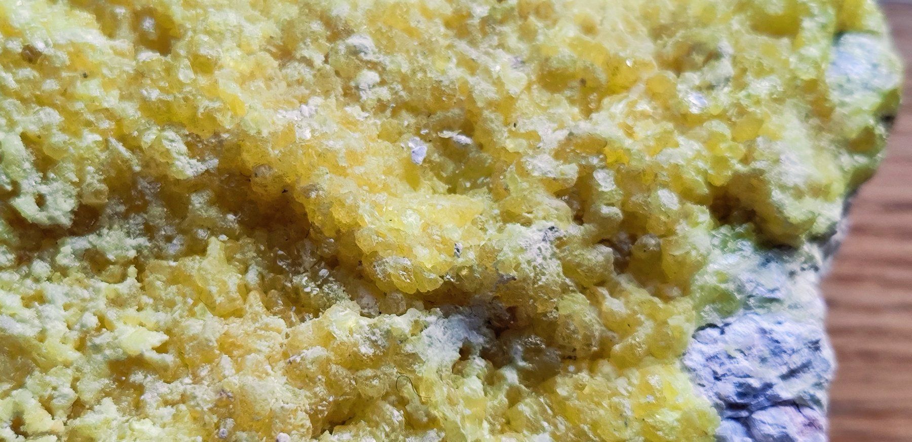 Grand spécimen de soufre jaune naturel – 11 × 8 cm – Minéral (Gebraucht ...