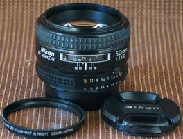Nikon AF-D Nikkor 50mm 1:1,4 mit Schutzfilter