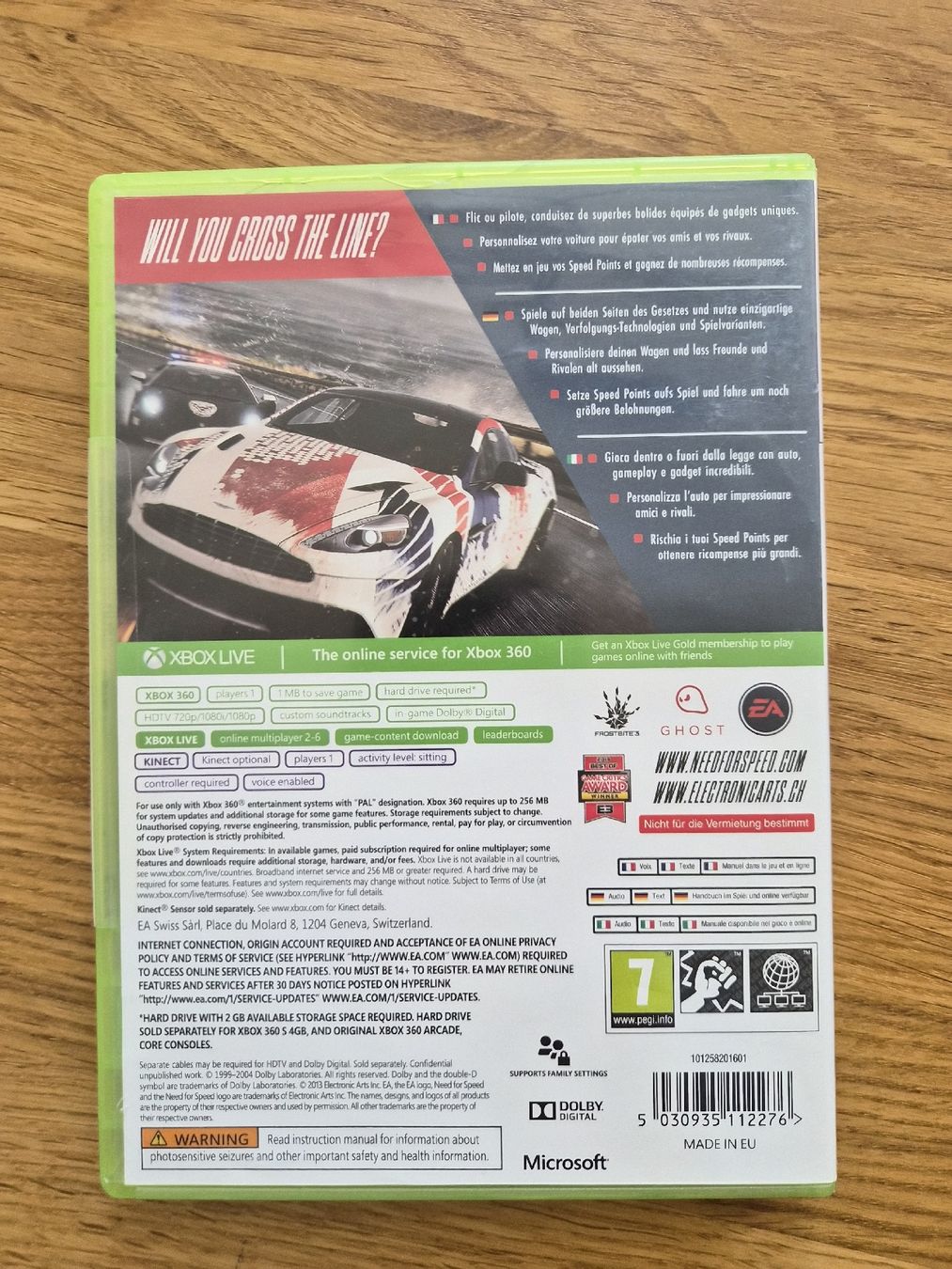 Microsoft Giochi: Need for Speed Rivals Xbox 360 - Course poursuite ! – Usato da La Joux FR venduto da car_ck96 2