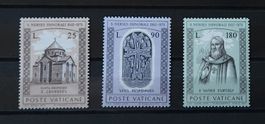Vatikan-Mi 629-631 Satz ** (1973) (8)