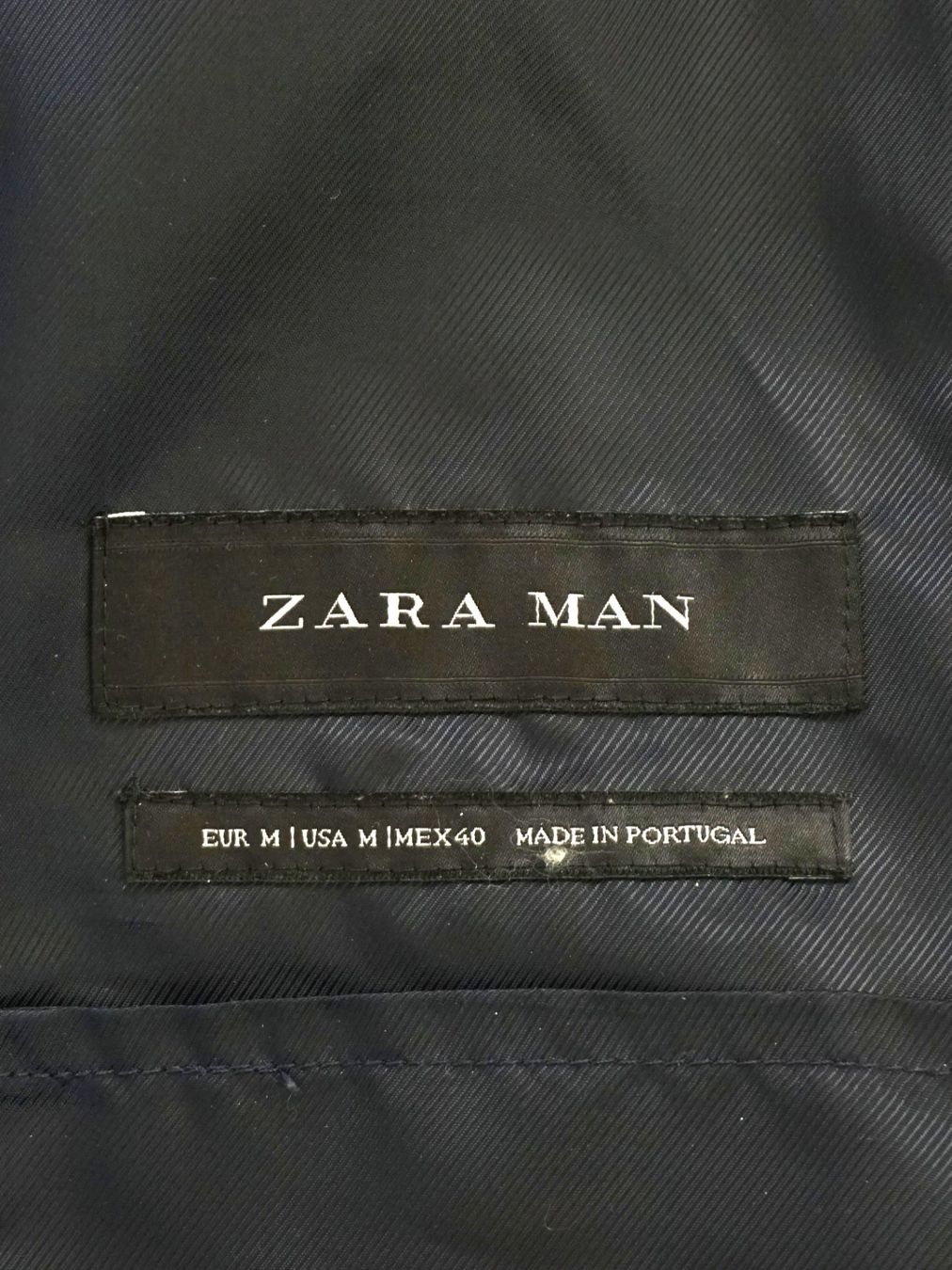 Zara Cappotti: Dunkelblau Karierter Mantel Gr. M – Usato da Pratteln venduto da Restwert_Pratteln 4