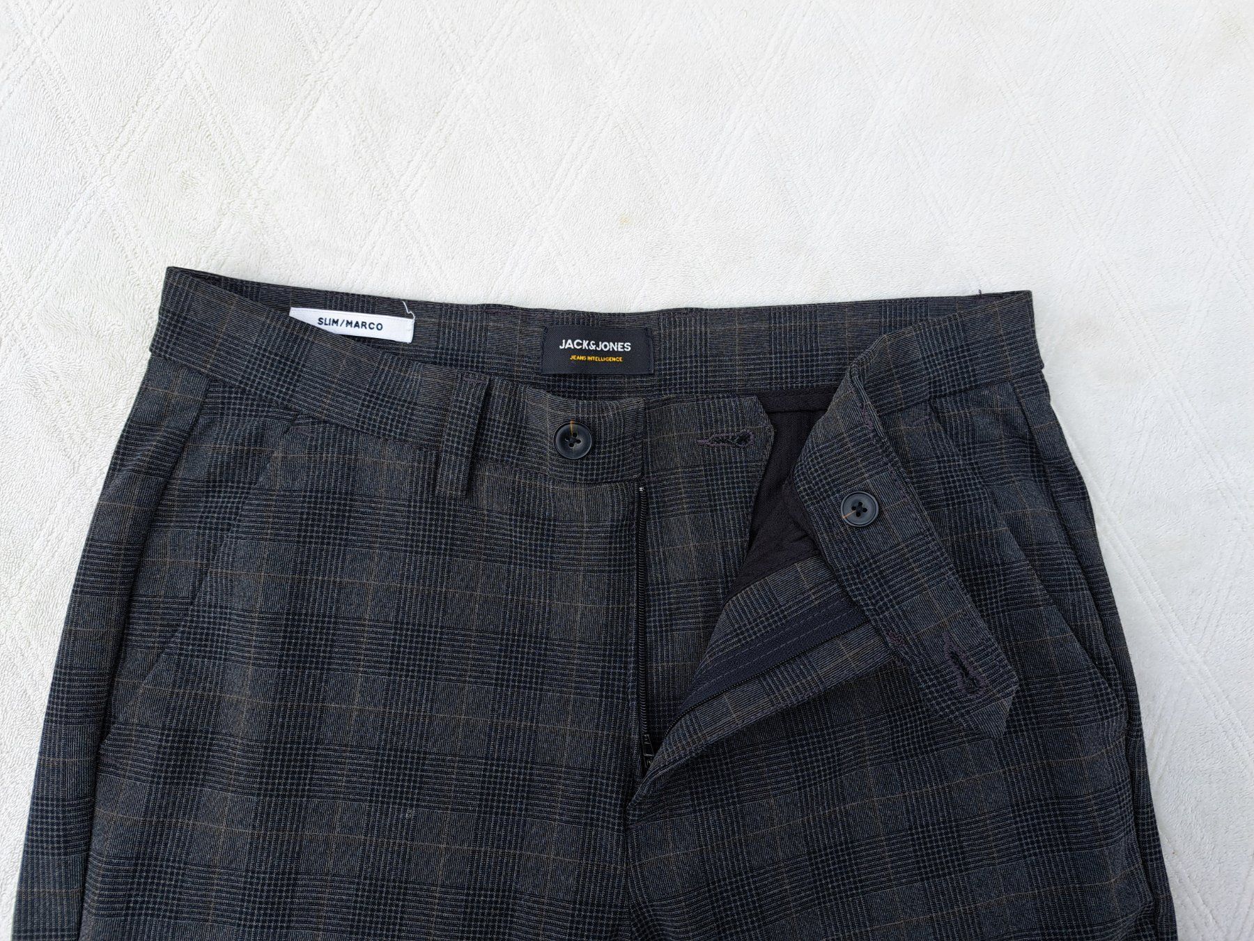 Jack & Jones Pantaloni: JACK & JONES Slim 30/34 slim kariert – Usato da Gysenstein venduto da joshuas81 1